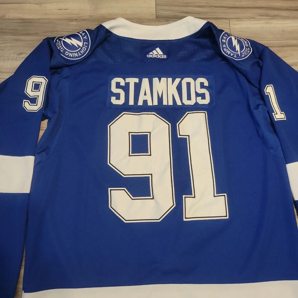 Steven Stamkos Tampa Bay Lightning NHL Hockey Jersey Adidas Mens 56 (50 Actual)